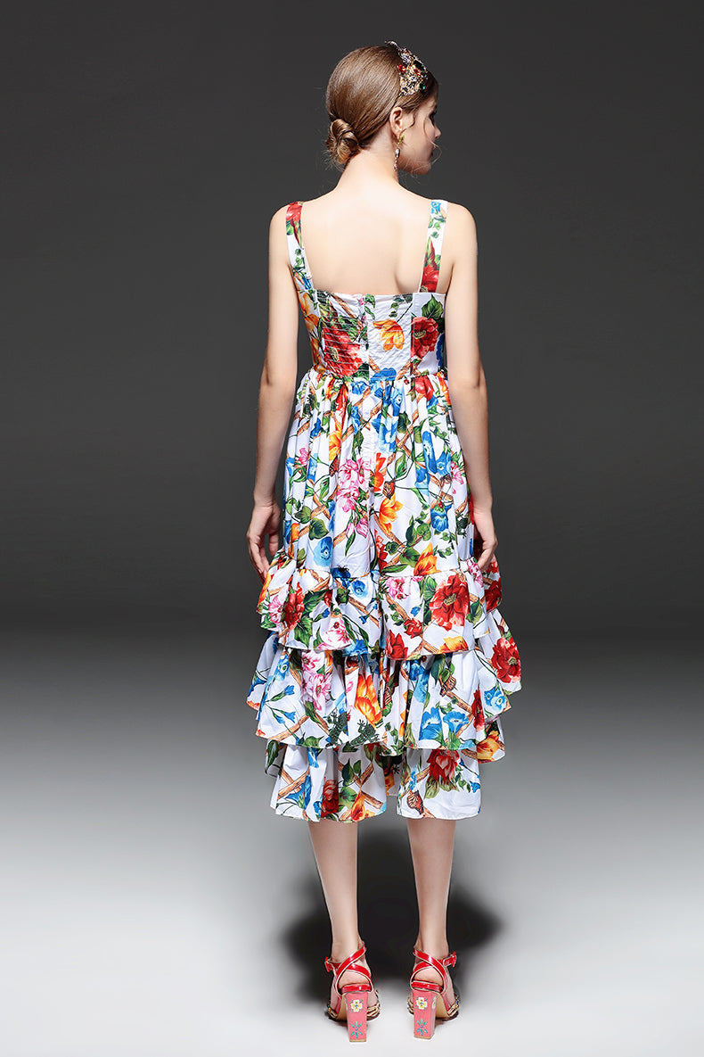 Tiered Ruffle Runway Dress Threads & Bond