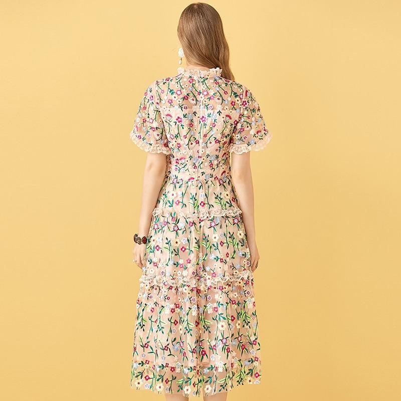 Dream Floral Lace Dress Threads & Bond