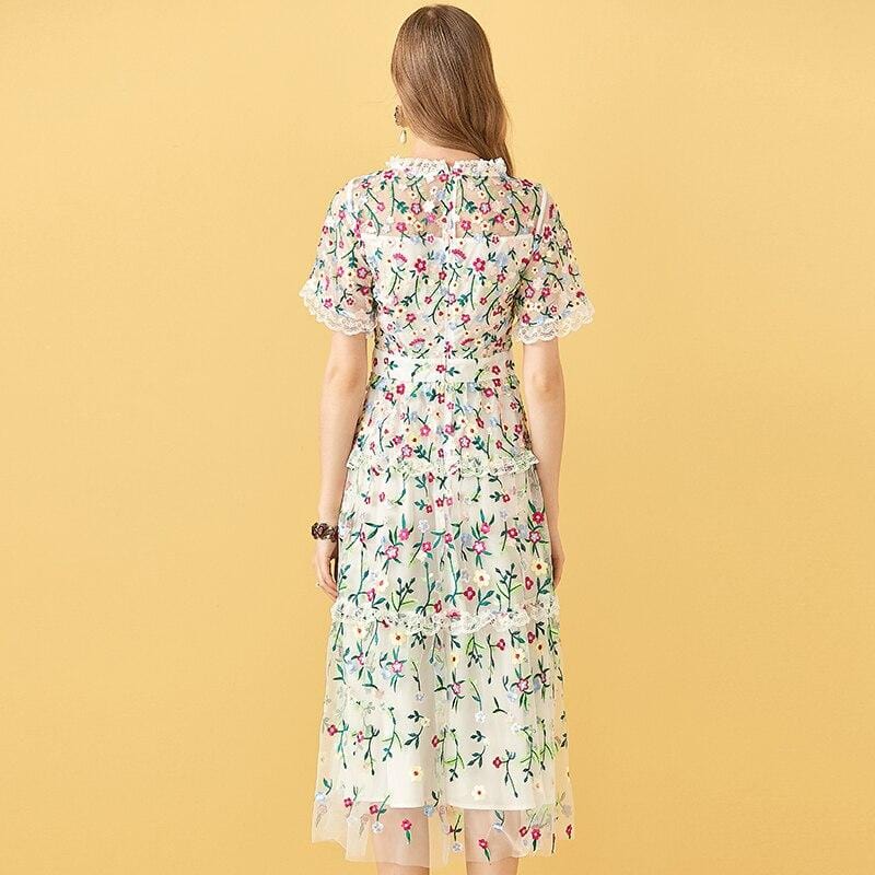 Dream Floral Lace Dress Threads & Bond