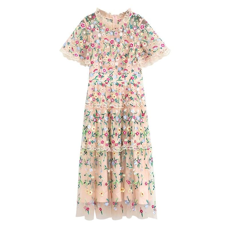 Dream Floral Lace Dress Threads & Bond