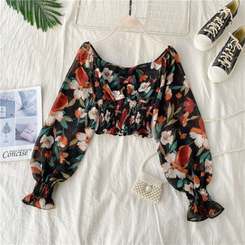 Retro Chiffon Top Threads & Bond