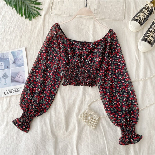 Retro Chiffon Top Threads & Bond
