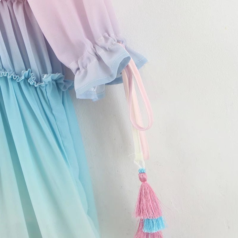 Bohemian Rainbow Colorpop Dress Threads & Bond