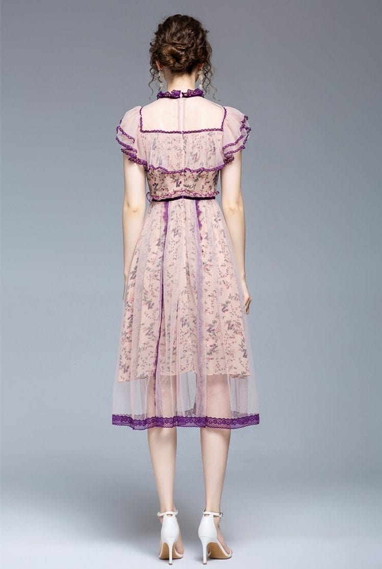 Lisa Lavender Dress Threads & Bond