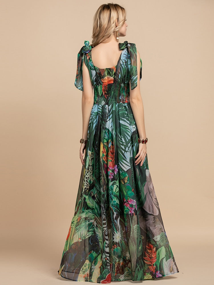 Vintage Flower Boho Maxi Dress Threads & Bond