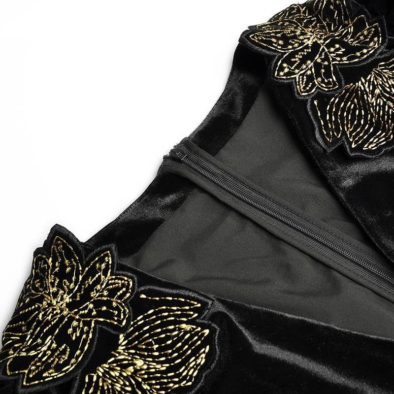 Designer Gold Line Jumpsuit Threads & Bond