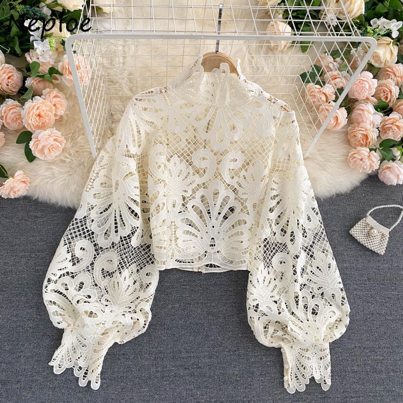 Hollow-out Designer Blouse Threads & Bond