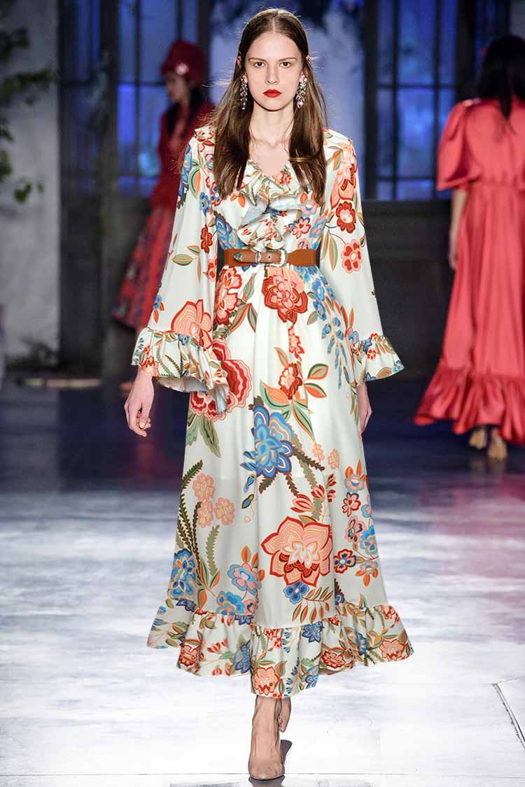 Mala Designer Ruffle Dress Threads & Bond