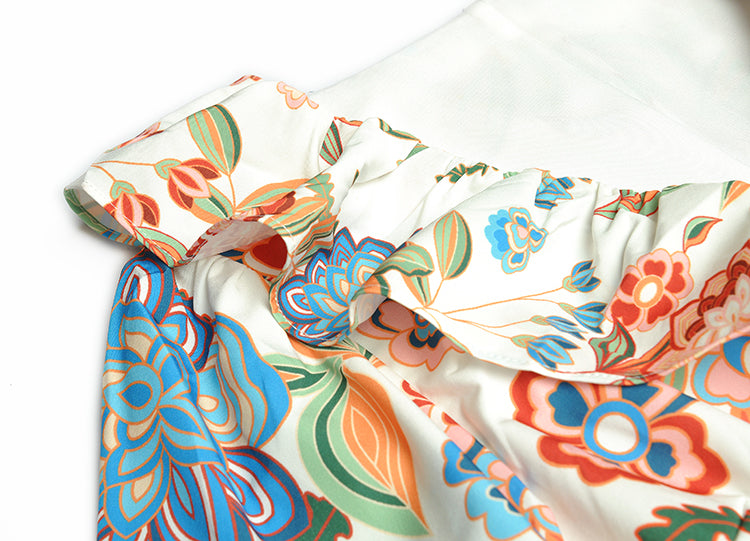 Mala Designer Ruffle Dress Threads & Bond