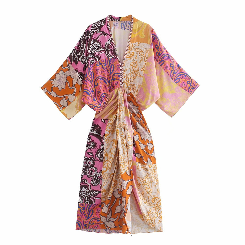 Chic Madam Kimono Dress Threads & Bond