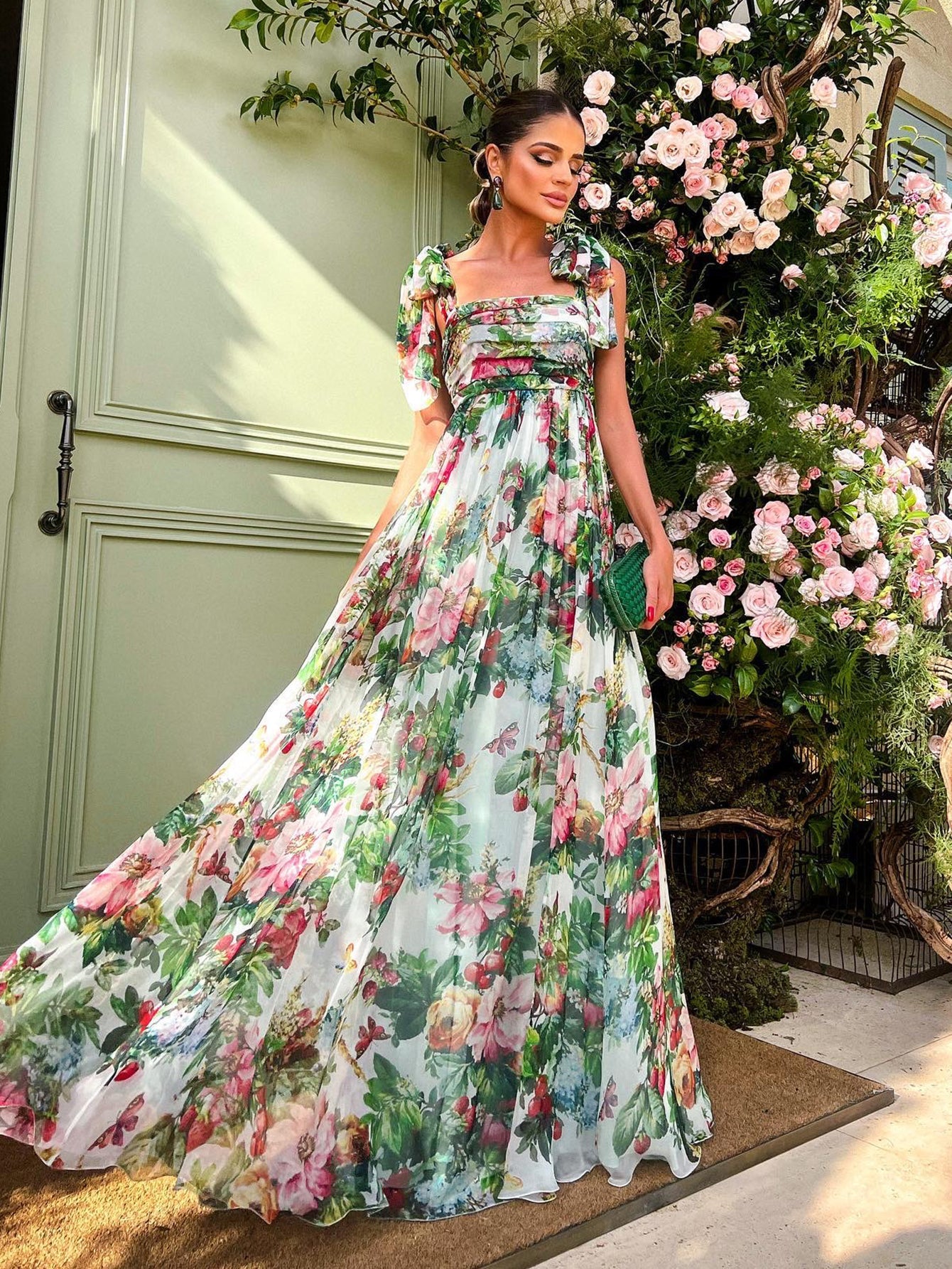 Zoya Chiffon Dress Threads & Bond