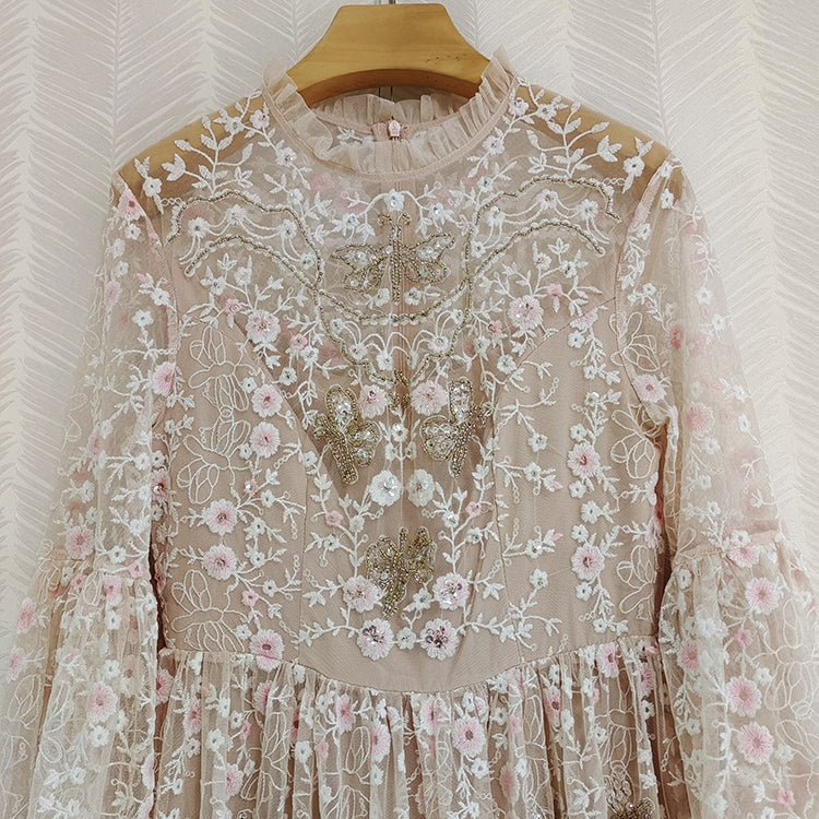 Aliseh Embroidered Dress Threads & Bond