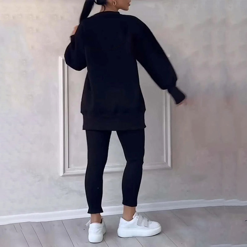 Haley | Casual Sweatshirt Leggings Set