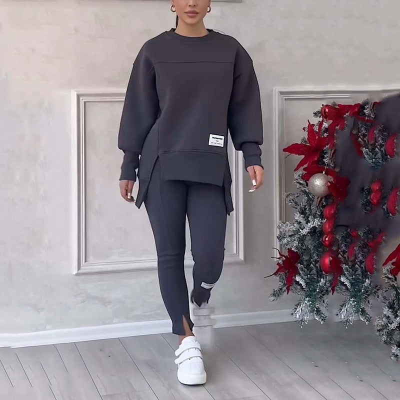 Haley | Casual Sweatshirt Leggings Set