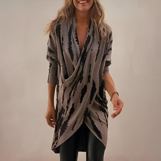 Vittoria | Luxury V-neck Tunic with Loose Fit