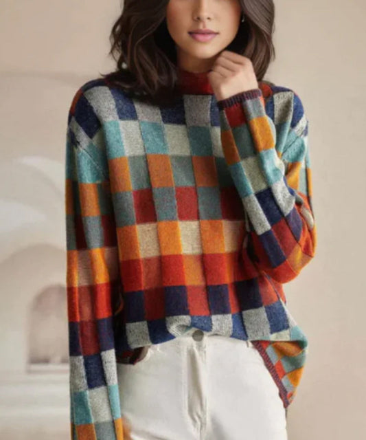 Nomy | Cashmere Couture Patchwork Turtleneck