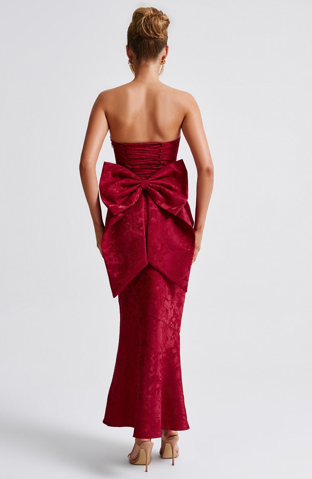 Felicity Maxi Dress - Red