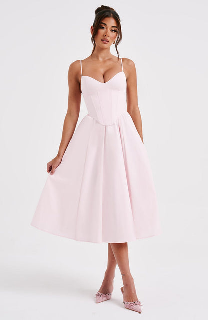 Mariella Midi Dress - Blush