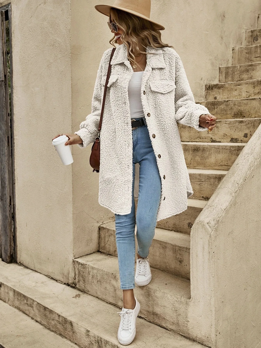 Haley | Casual Teddy Coat