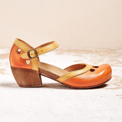 Amalia™ | Orthopedic sandals with low heel