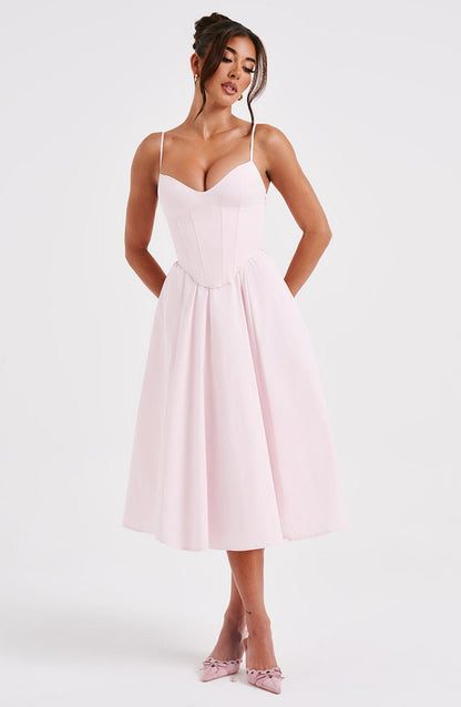 Mariella Midi Dress - Blush