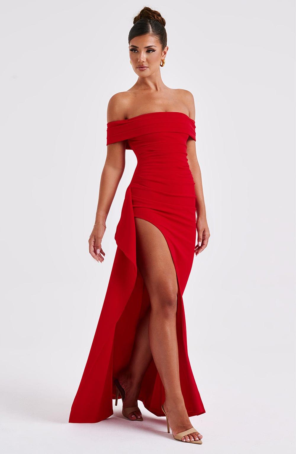 Joyce Maxi Dress - Red