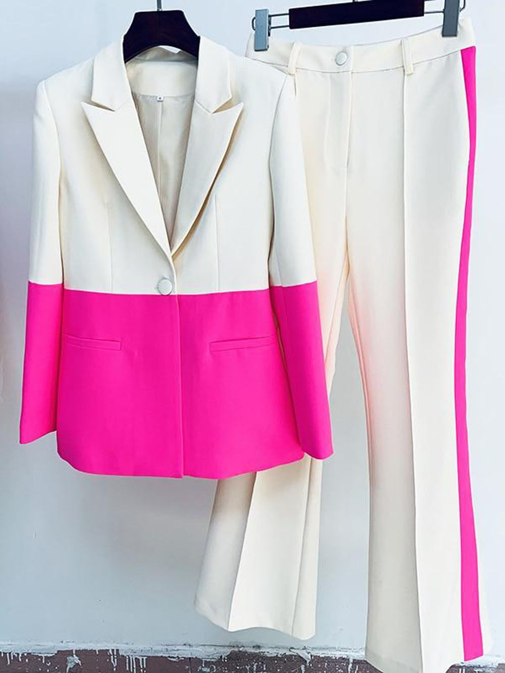 Tasseled Blazer Pants Suit