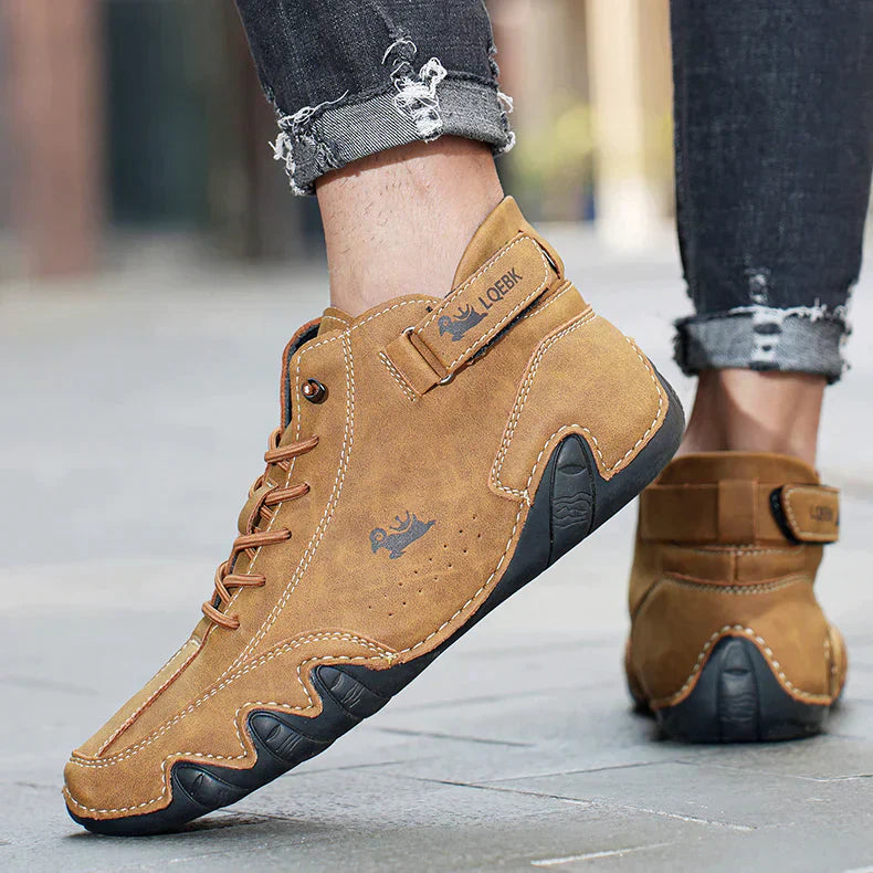 Zion | Comfortable unisex barefoot shoes crafted from genuine leather