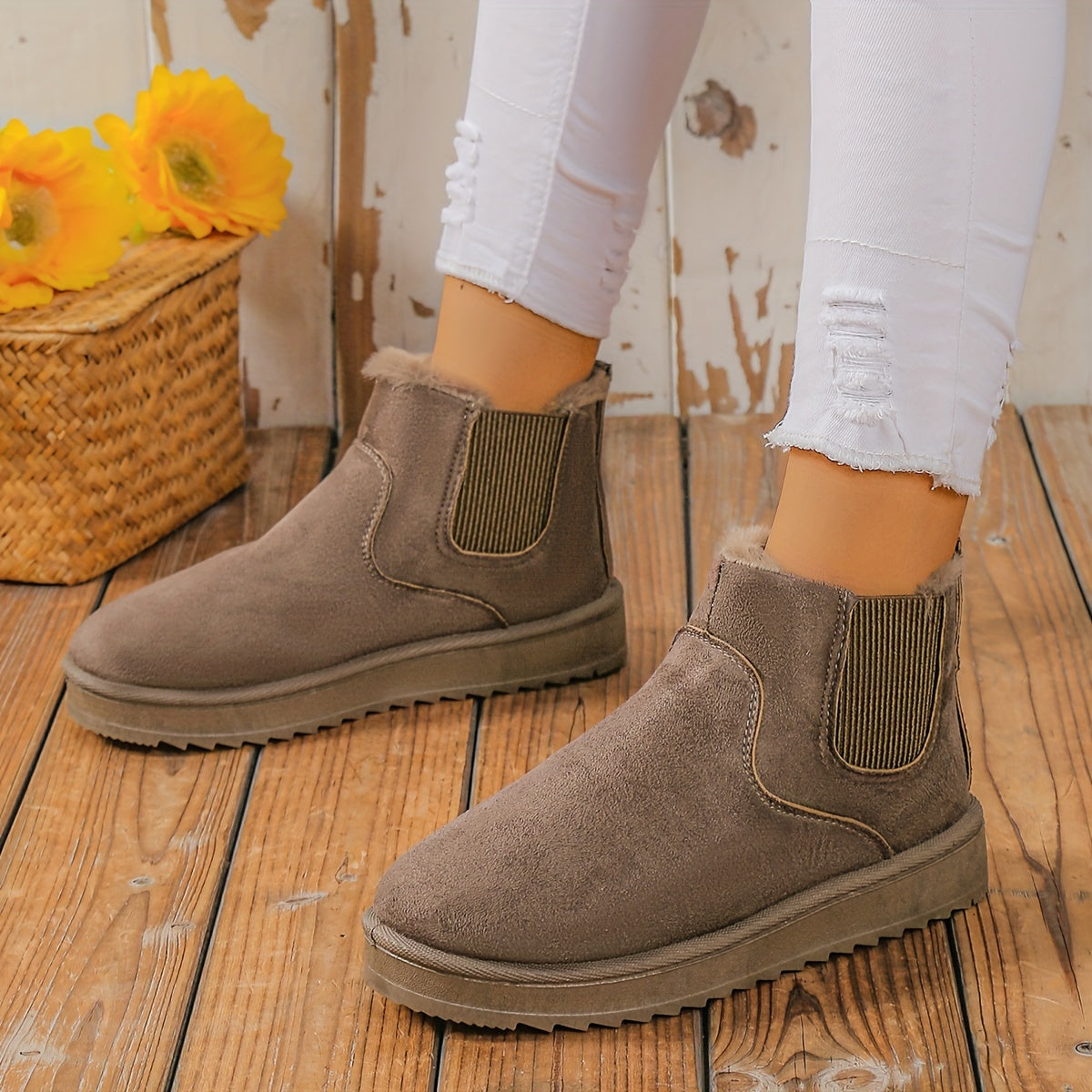 Lily | Fleece Ladies' Boots