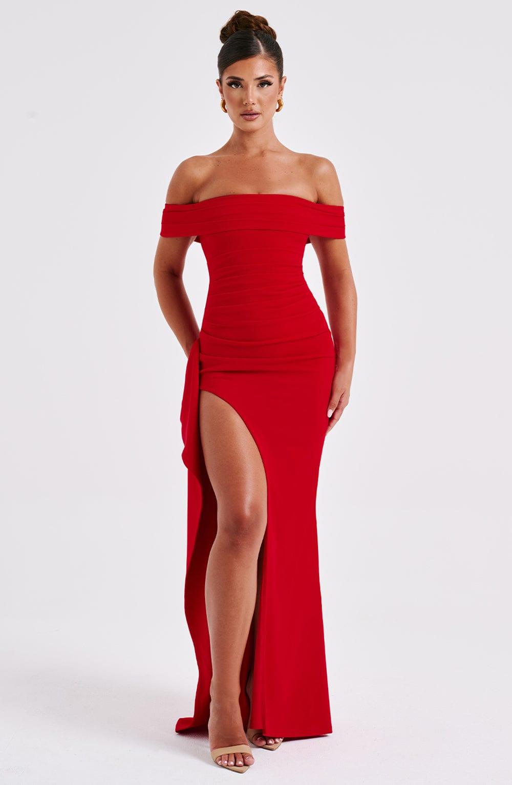 Joyce Maxi Dress - Red