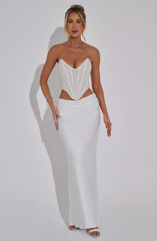 Bernadette Maxi Skirt - Ivory