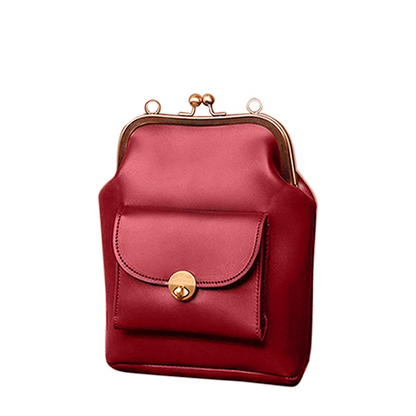 Chic Vintage Kiss-Lock Shoulder Bag