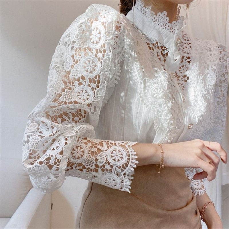 Maya Lace Blouse Threads & Bond