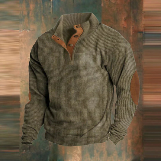 Jack - Quarter button placket jumper