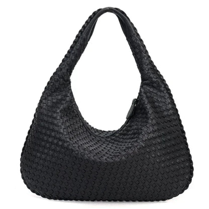 Woven Leather Hobo Bag - Grace’s Timeless Craftsmanship