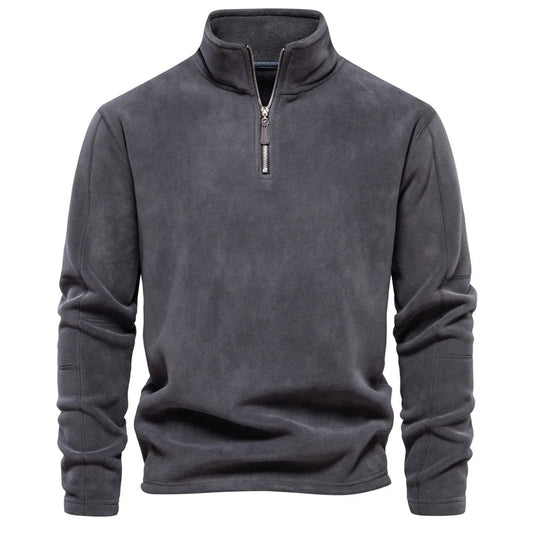 KYLE - COZY FLEECE ZIP-UP SWEATER