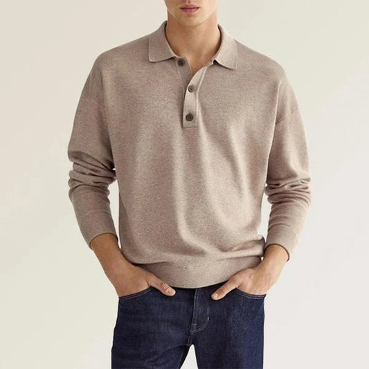 LANDON - STYLISH POLO SWEATER