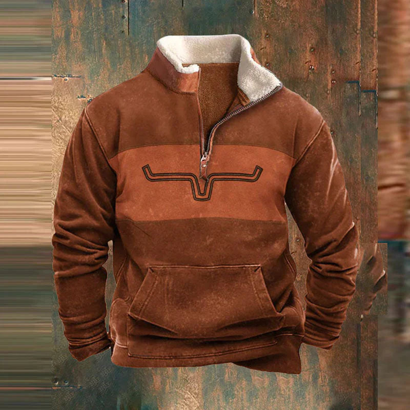 David | Quarter Zip-Up Sweater