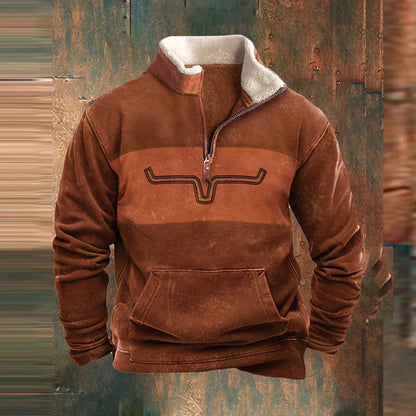 David | Quarter Zip-Up Sweater