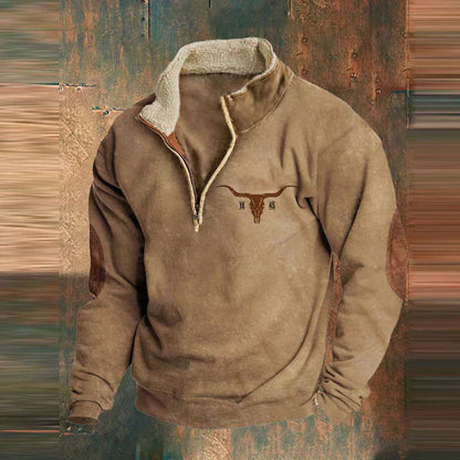 David | Quarter Zip-Up Sweater