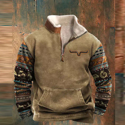 David | Quarter Zip-Up Sweater