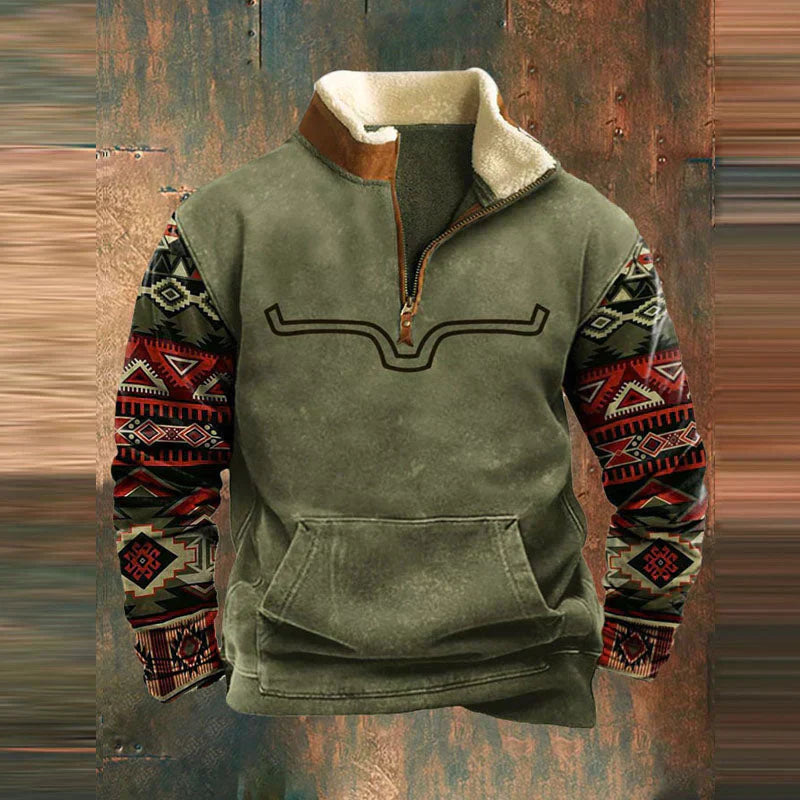 David | Quarter Zip-Up Sweater