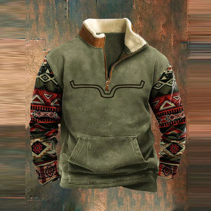 David | Quarter Zip-Up Sweater