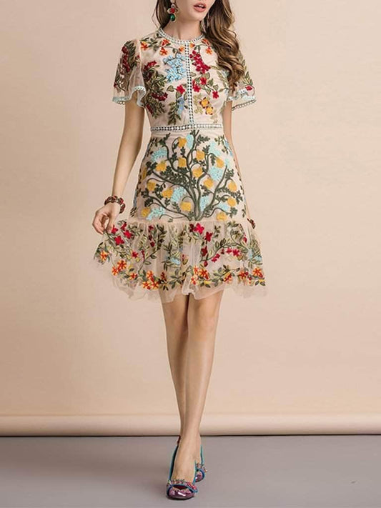 Aliana Floral Mini Dress