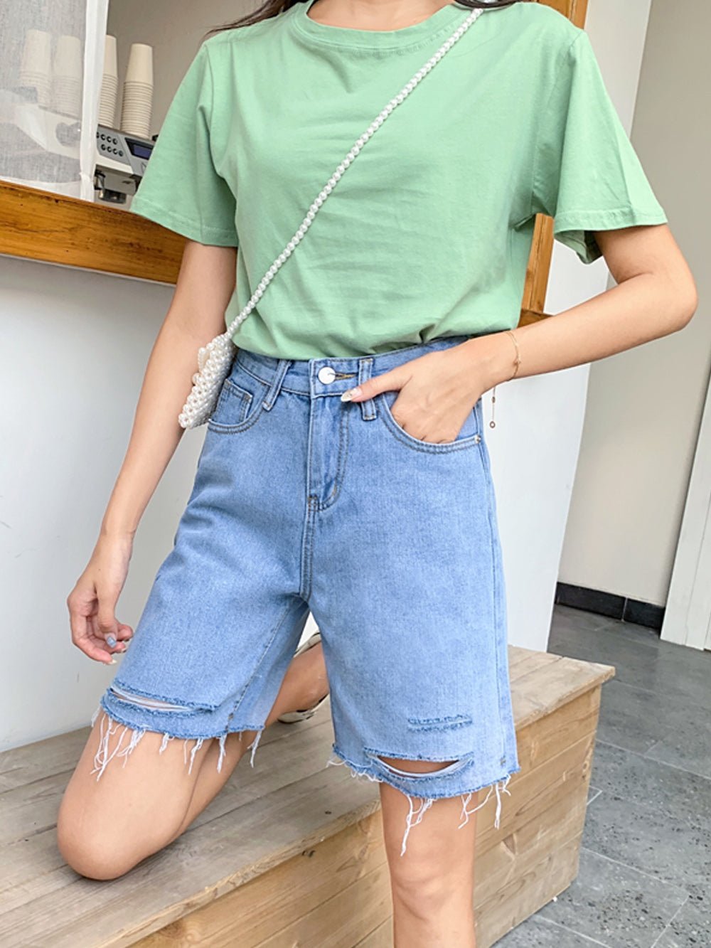 Cali Denim Short Pant