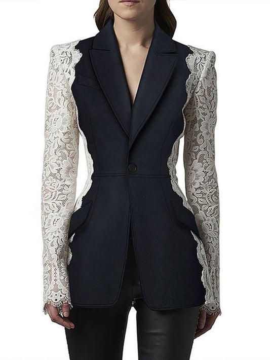 Callie Contrast Suit Jacket Threads & Bond