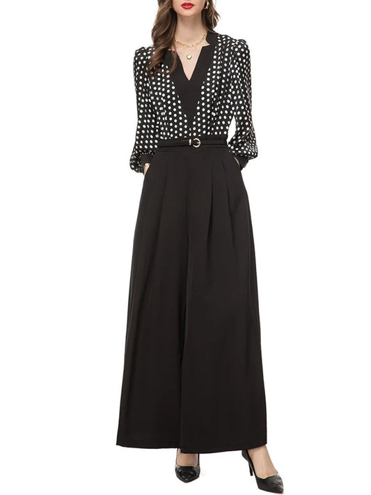 Carolin Polka Dot Jumpsuit Threads & Bond