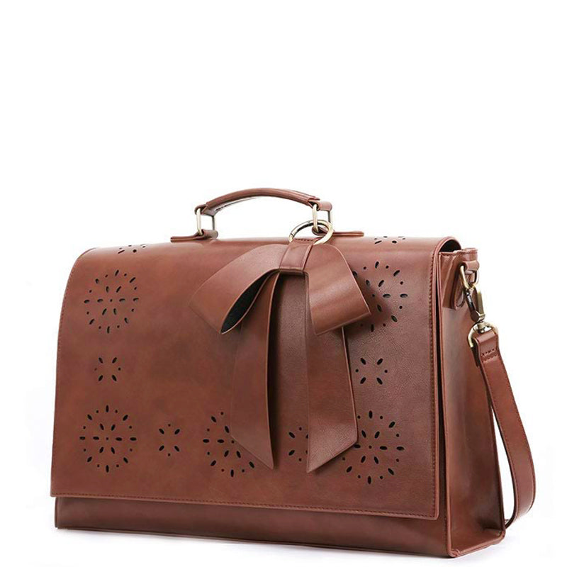 Grace’s Elegant Bow-Tie Satchel