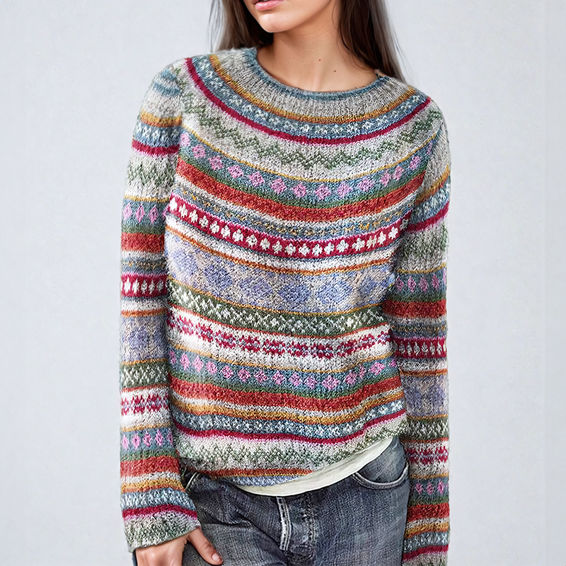 Eleanor | Classic Fairisle Knit Sweater