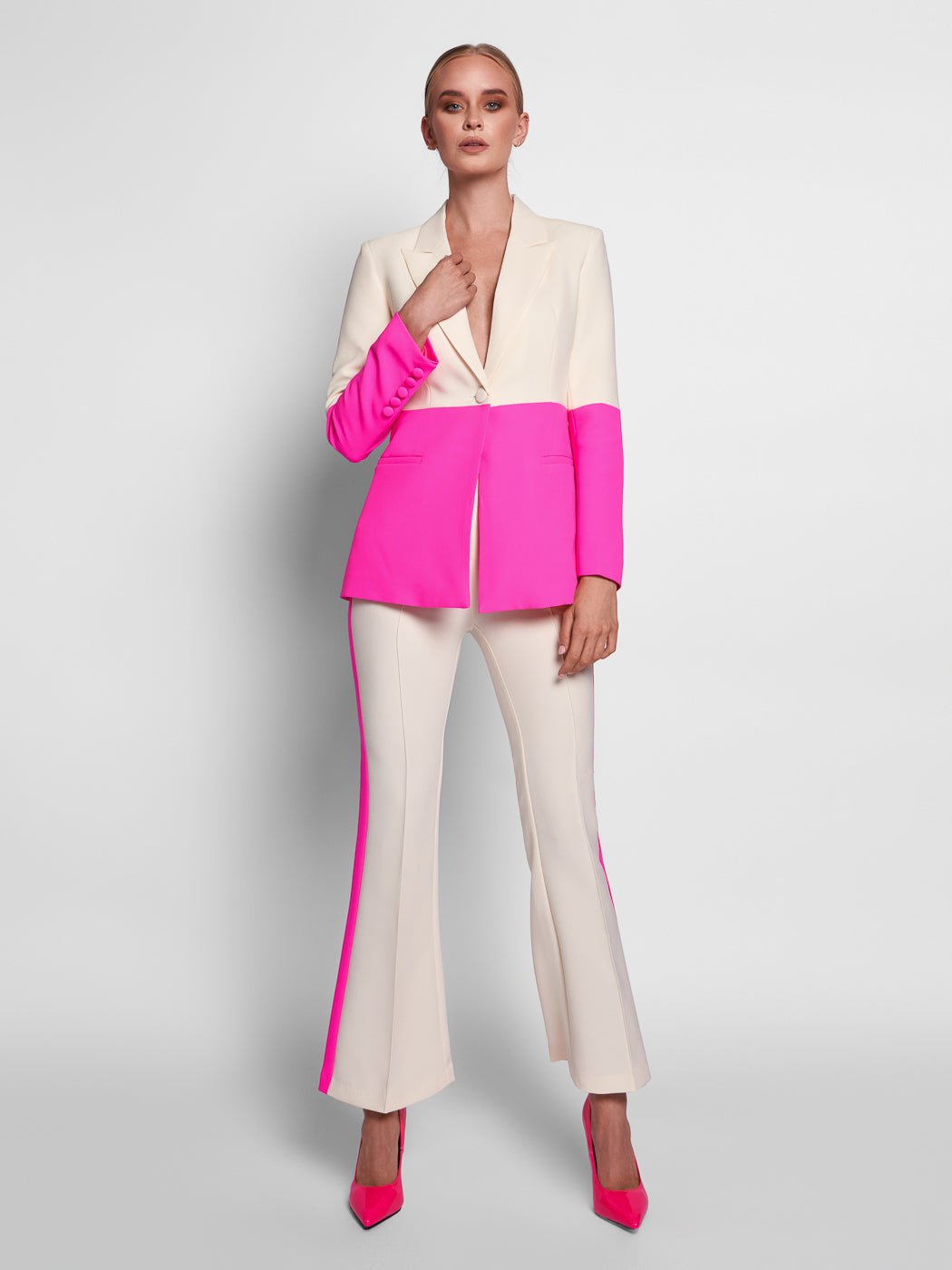 "Everywhere" Blazer + Pants In Pink